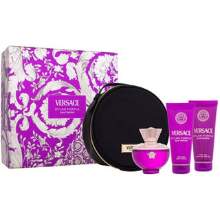 Versace Dylan Purple Confezione regalo EDP 100 ml, lozione corpo 100 ml, gel doccia 100 ml e trousse 100 ml