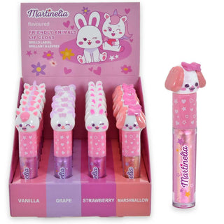 Martinelia friendly animals lip gloss