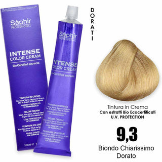 Saphir Intense crema colorante - 9.3 biondo chiarissimo dorato