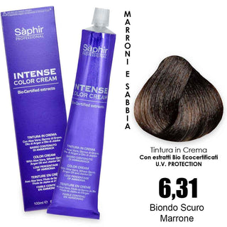 Saphir Intense crema colorante - 6.31 biondo scuro marrone