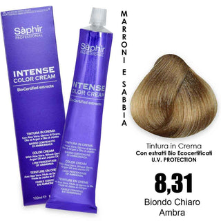 Saphir Intense crema colorante - 8.3.1 biondo chiaro ambra