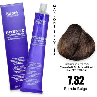 Saphir Intense crema colorante - 7.32 biondo beige