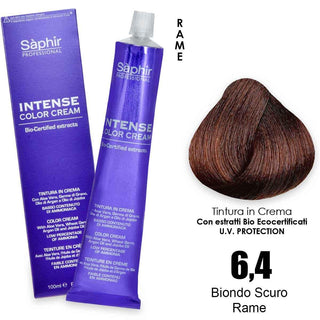Saphir Intense crema colorante - 6.4 biondo scuro rame