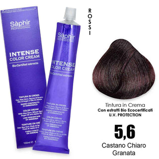 Saphir Intense crema colorante - 5.6 castano chiaro granata