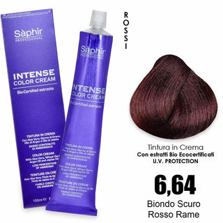 Saphir Intense crema colorante - 6.64 biondo scuro rosso rame