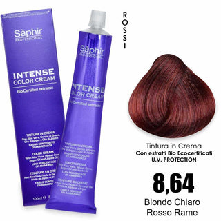 Saphir Intense crema colorante - 8.64 biondo chiaro rosso rame