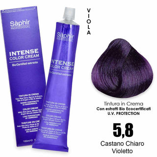 Saphir Intense crema colorante - 5.8 castano chiaro violetto
