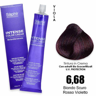 Saphir Intense crema colorante - 6.68 biondo scuro rosso violetto