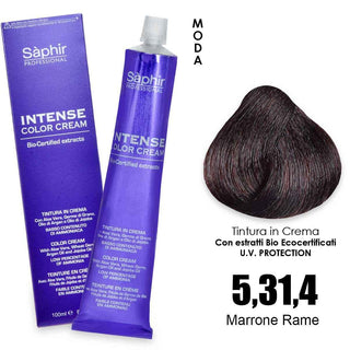 Saphir Intense crema colorante - 5.31.4 marrone rame