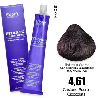 Saphir Intense crema colorante - 4.61 castano scuro cioccolata