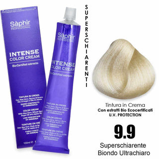 Saphir Intense crema colorante - 9.9 superschiarente biondo ultrachiaro