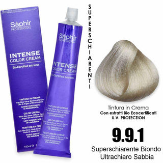 Saphir Intense crema colorante - 9.9.1 superschiarente biondo ultrachiaro cenere
