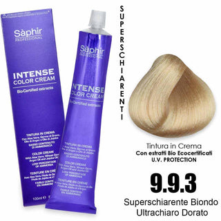 Saphir Intense crema colorante - 9.9.3 superschiarente biondo ultrachiaro dorato