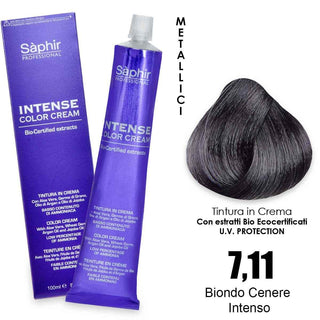 Saphir Intense crema colorante - 7.11 biondo cenere intenso
