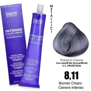 Saphir Intense crema colorante - 8.11 biondo chiaro cenere intenso