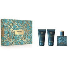 Versace Eros Woda perfumowana Zestaw upominkowy EDP 50 ml, żel pod prysznic 50 ml i balsam do ciała 50 ml