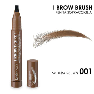 Bellaoggi I-Brow Brush matita sopracciglia - Tonalità: Medium Brown