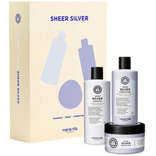 Maria Nila Set Sheer Silver - Set Regalo Per Neutralizzare I Toni Del Giallo