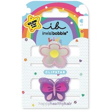 Clipstar Glow Happy Flower - Sponky do vlasů 2 ks