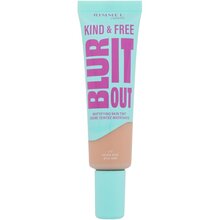Rimmel Fond de ten ușor matifiant Kind & Free Blur It Out pentru ten mixt și gras 30 ml 163 Vanilie aurie