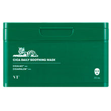 Máscara calmante diária Cica (30 unidades) - Máscara facial calmante diária - 30 ml