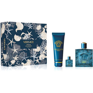 Versace Eros Parfum Confezione regalo Profumo 100 ml, gel doccia 150 ml e profumo in miniatura 5 ml