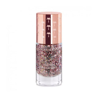 Naj-oleari Oleo Gel Nail Lacquer - Smalto Effetto Gel Smalto effetto gel 30 glitter rosato
