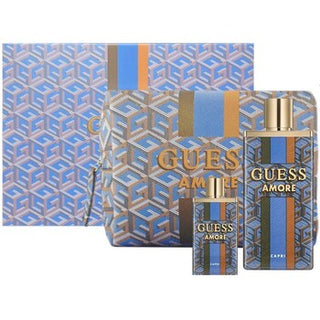 Guess Cofanetto regalo Amore Capri EDT 100 ml, EDT in miniatura 7,5 ml e trousse 100 ml