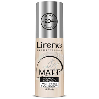Lirene City Matt מייקאפ נוזלי מאט 204 טבעי 30 מ"ל 