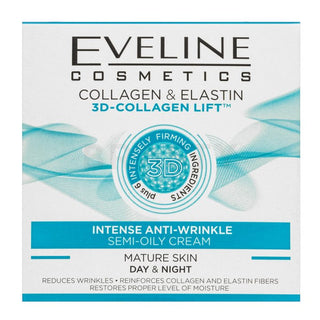 Eveline 3D Collagen Lift Crema Giorno e Notte Antirughe Intensa 50 ml