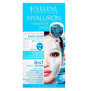 Eveline Hyaluron Moisture Pack Maschera Viso Ultra Idratante 1 pz