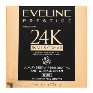 Eveline 24k Snail&Caviar Crema Antirughe Notte 50 ml