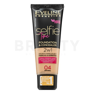 Eveline Selfie Time 2in1 Fondotinta e Correttore 04 Naturale 30 ml