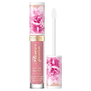 Eveline Cosmetics Flower Garden, Glossy, Lucidalabbra, 01, Rosa Delicato, 4,5 ml