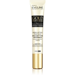 Eveline Cosmetics Peptidi d'oro, Peptide anti-occhiaie, Notte, Crema contorno occhi, 20 ml