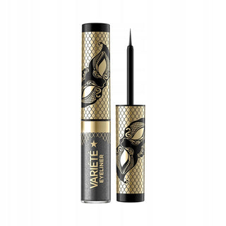Eveline cosmetics Variete, Sparkling, Eyeliner liquido, 04, Polvere d'argento, 4 ml