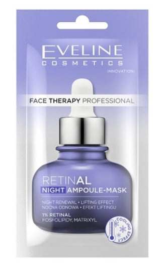 Eveline cosmetics Therapy Professional , Retina, Lifting, Maschera per dormire notturna, 8 ml