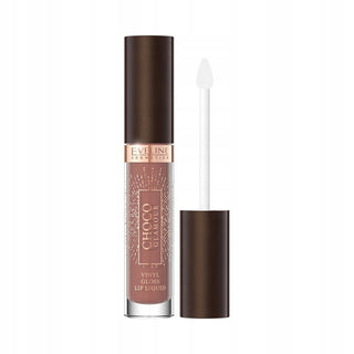 Eveline cosmetics Choco Glamour, lucidalabbra, 01, cioccolato rubino, 4,5 ml