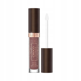 Eveline cosmetics Choco Glamour, lucidalabbra, 02, cioccolato alla ciliegia intenso, 4,5 ml