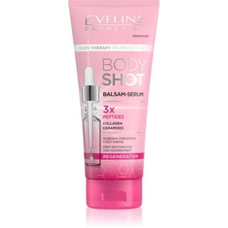 Eveline Cosmetics Body Therapy Professional, Peptide, Collagene, Ceramide, Rigenerante, Mattina, Balsamo, 200 ml