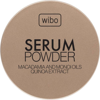 Wibo Siero in polvere di macadamia, quinoa, assorbe olio, polvere fissante libera, trasparente, 10 g