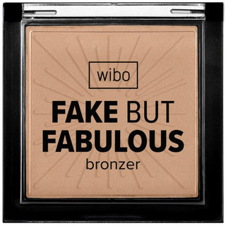 Wibo Fake But Fabulous, polvere compatta bronzer opaca, 02, castagna, 9 g