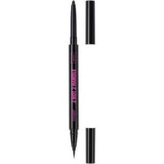 Wibo Too Hot, eyeliner liquido a doppia punta e matita ombretto in crema 2 in 1, nero intenso