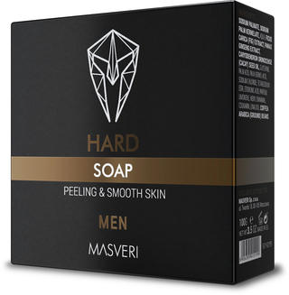 Masveri 100 g — Sapone Corpo Duro con Peeling
