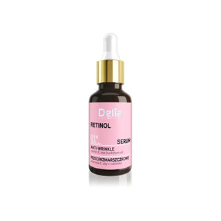 Delia cosmetics Retinol Siero antirughe per viso, collo e décolleté 30 ml — Siero viso