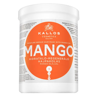 Maschera per capelli idratante e riparatrice al mango Kallos 1000 ml