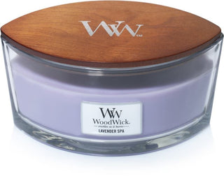 WoodWick Lavanda Spa 453,6 g — Candela Profumata