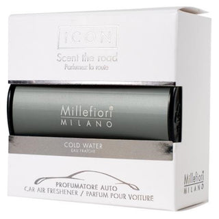 Millefiori Icon Scent the Road Cold Water 47 g — Deodorante Auto