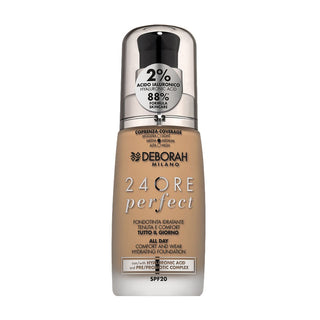 Deborah Fondotinta 24ore Perfect Con Acido Ialuronico 24ore perfect new 3_2 hazelnut