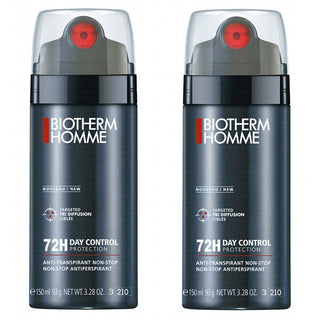 Biotherm Day Control Deodorante 72h Extreme Protezione Uomo 2x150ml — Deodorante